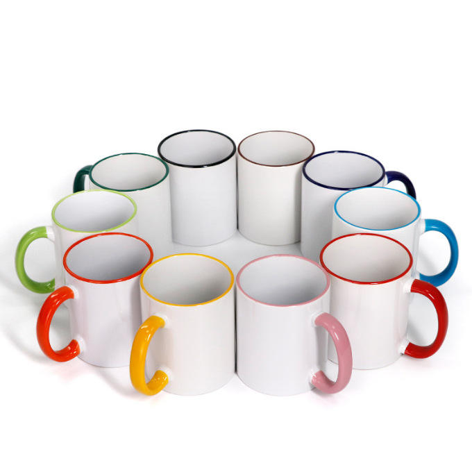 Coffee Tea Images - SCCFMM 3Pcs 11OZ Ceramic Sublimation Blank