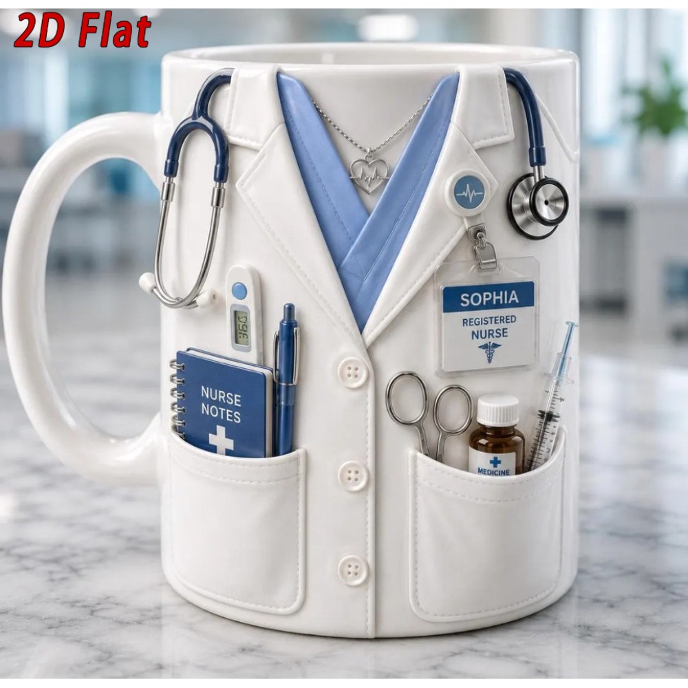 Custom Name Nurse Mug 11oz Cer - огляд і ціна Coffee Tea Name