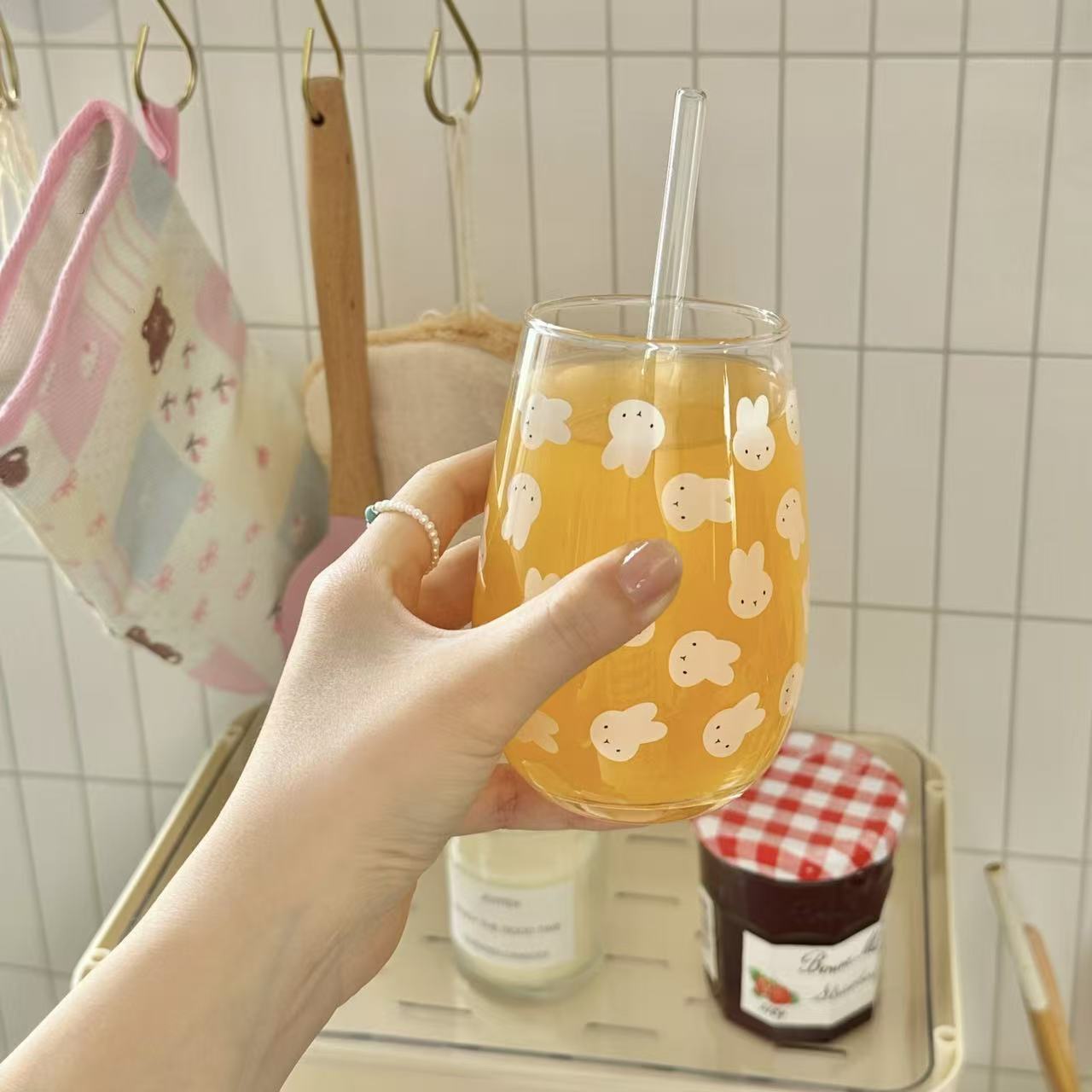 Cute Miffy Rabbit Printed Glas - огляд і ціна Coffee Tea & Espresso Appliances