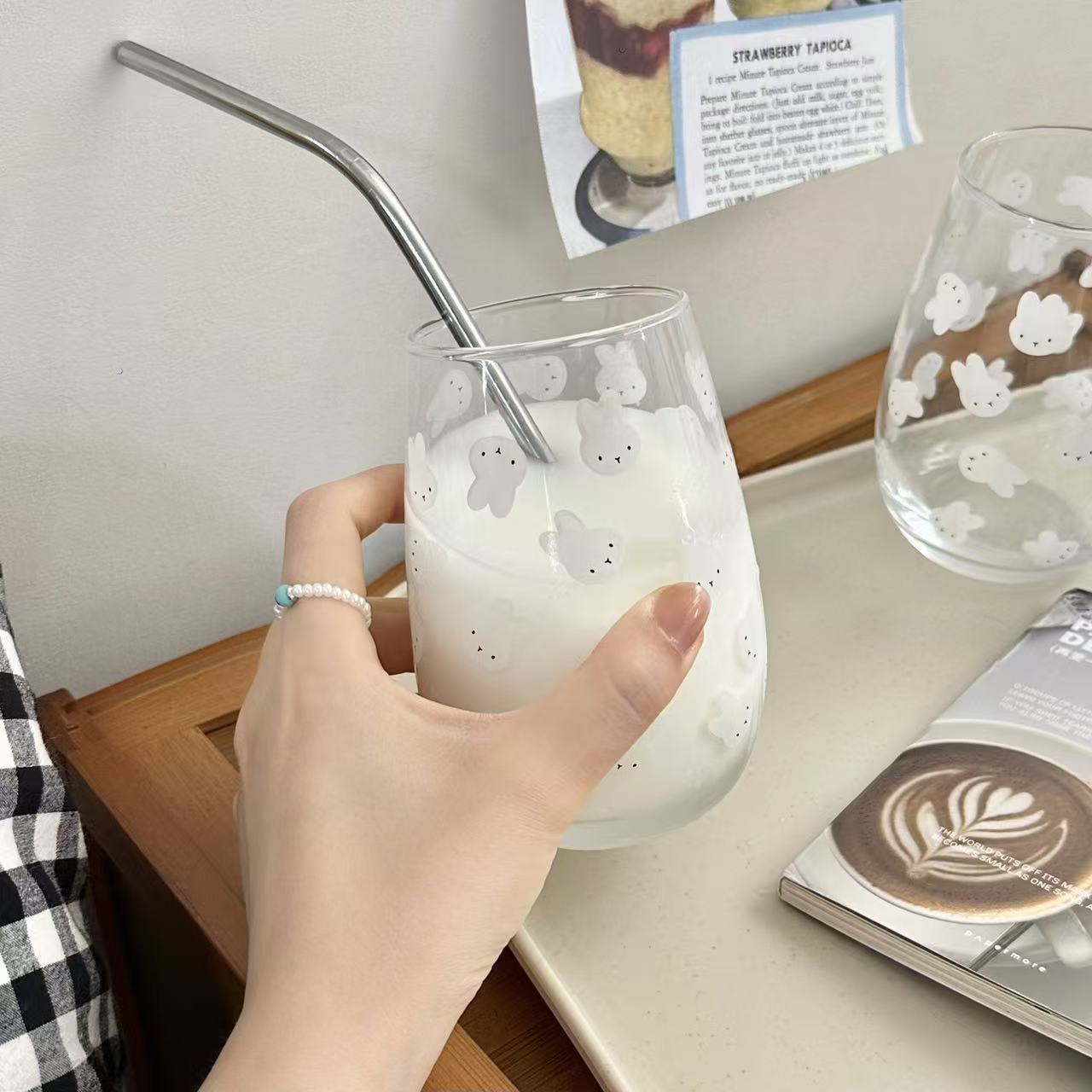 Cute Miffy Rabbit Printed Glas - огляд і ціна Coffee Tea & Espresso Appliances
