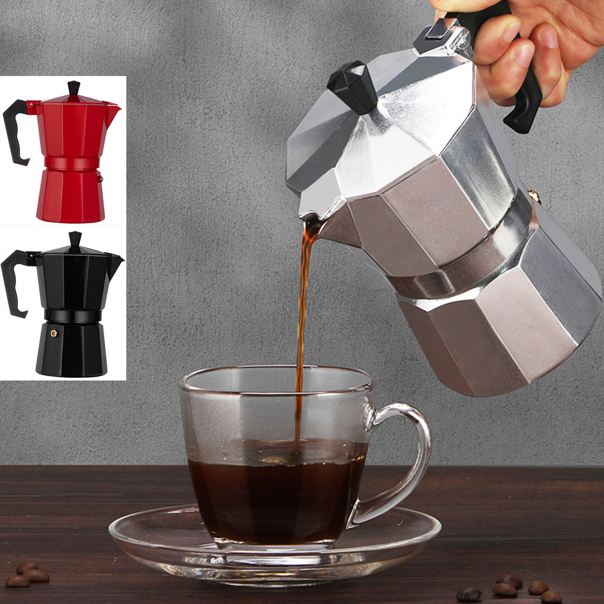 Coffee Maker Pot Aluminum Moch - огляд і ціна Moka Pot Stove