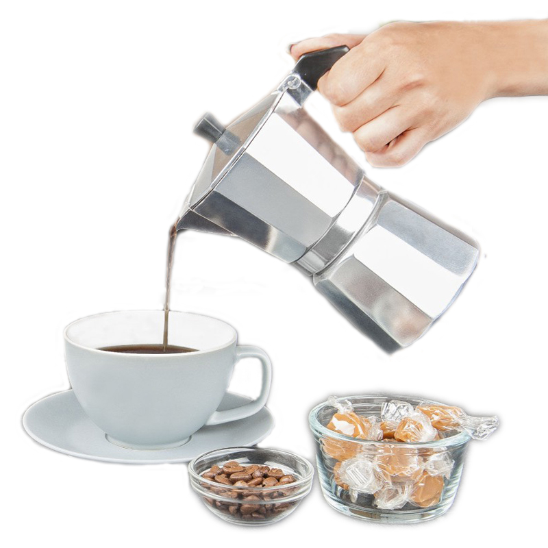 Aluminum Espresso Maker Latte  - огляд і ціна Moka Pot Stove