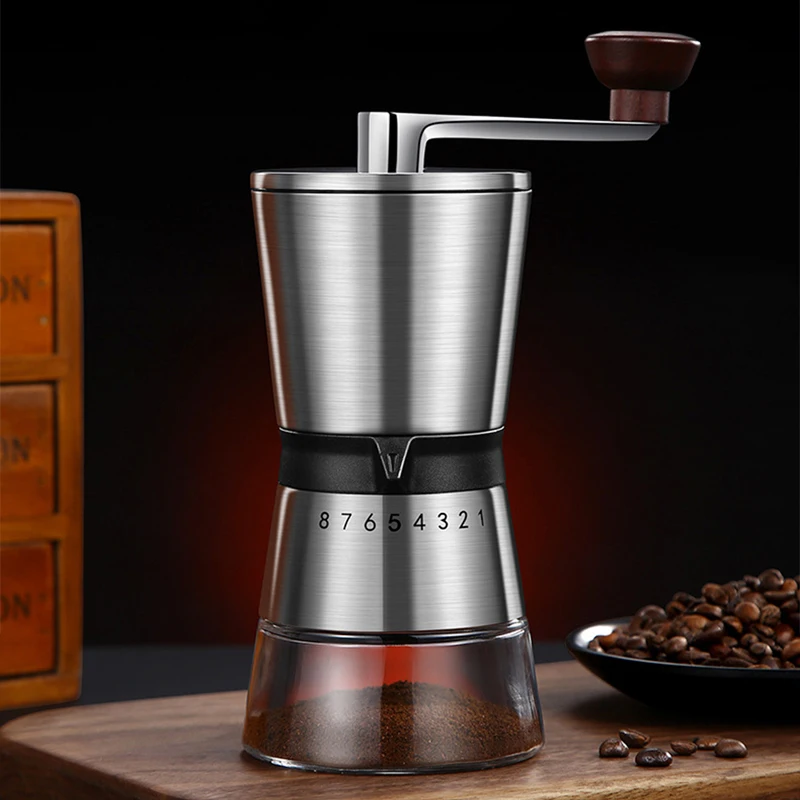 8 Adjustable Manual Coffee Gri - огляд і ціна Burr Hand Grinder
