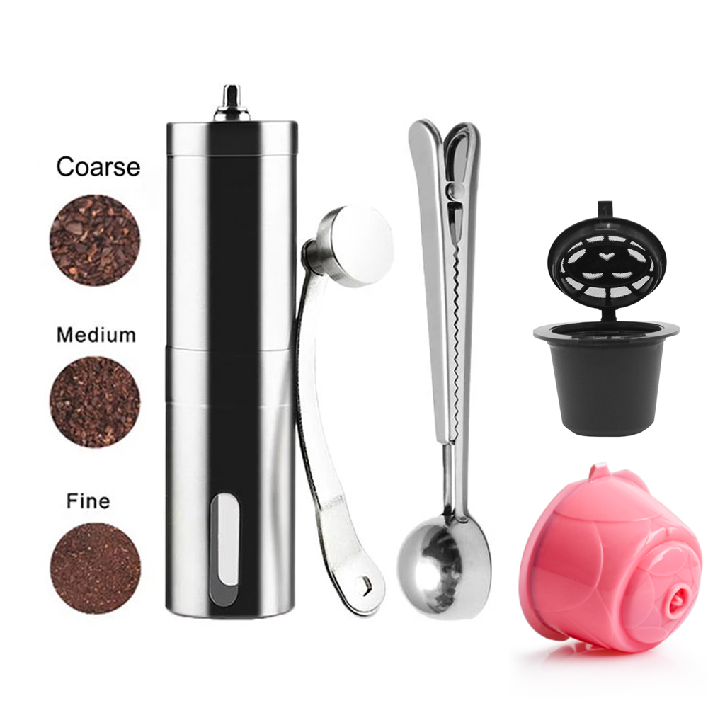 Mini Coffee Grinder Stainless  - огляд і ціна Burr Hand Grinder