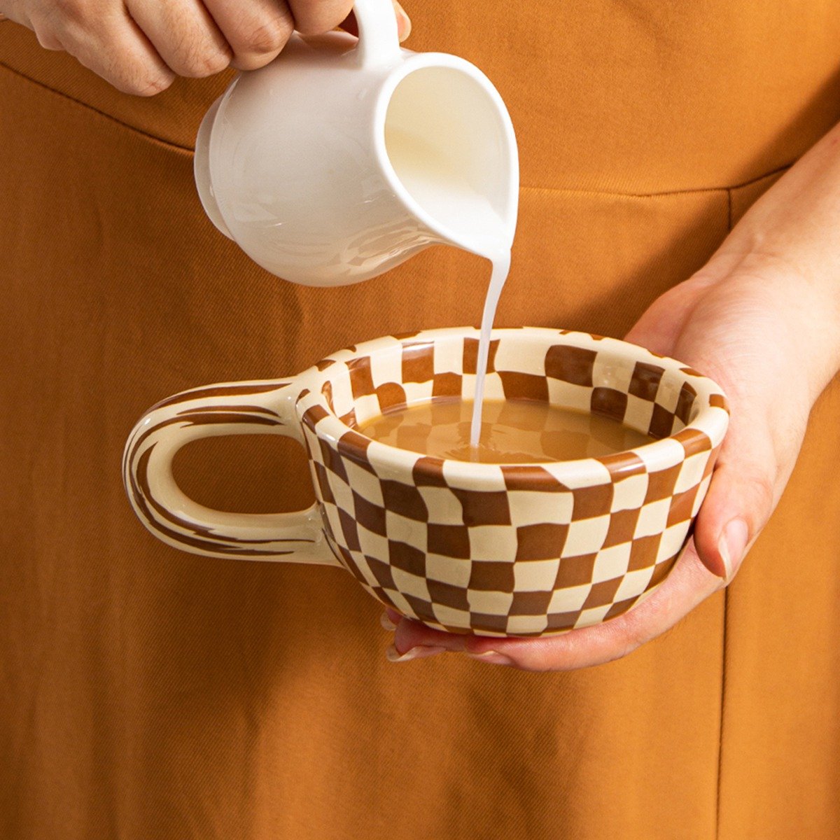 1pc Ceramic Coffee Mug with Wr - огляд і ціна Coffee Tea & Espresso Appliances