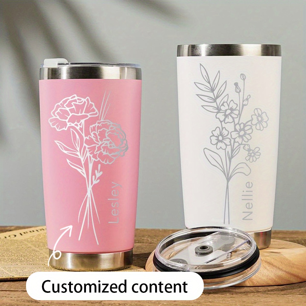 Custom Name Carnation Birth Fl - огляд і ціна Coffee Tea Name