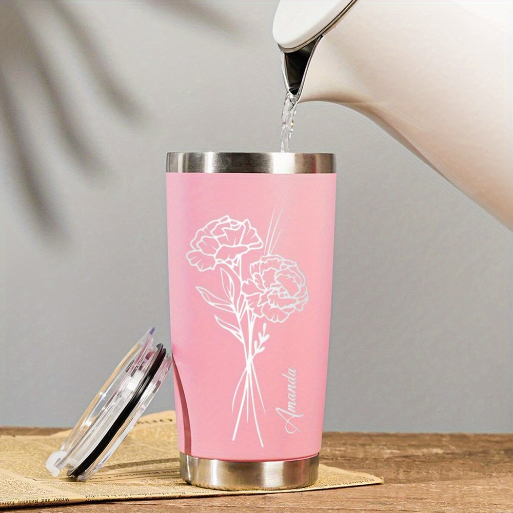 Custom Name Carnation Birth Fl - огляд і ціна Coffee Tea Name