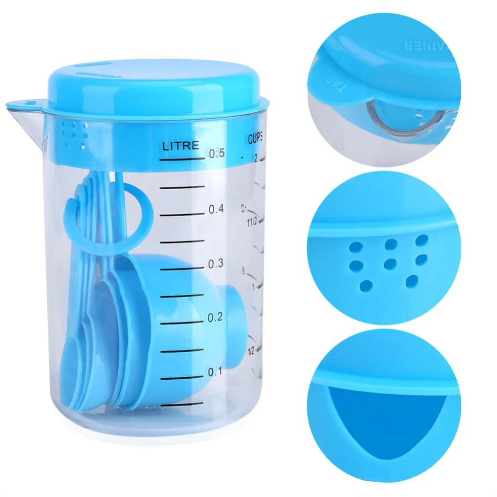 7 Pieces / Set Plastic Measuri - огляд і ціна Coffee Tea And Sugar Set