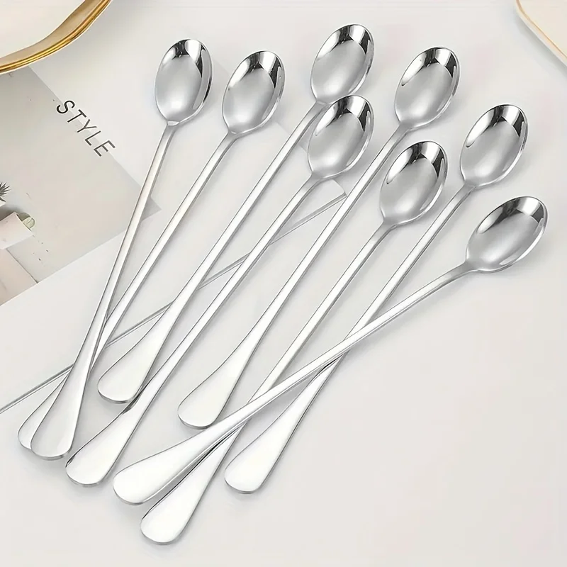 Stainless Steel 1/10pcs Long H - огляд і ціна Coffee Tea And Sugar Set
