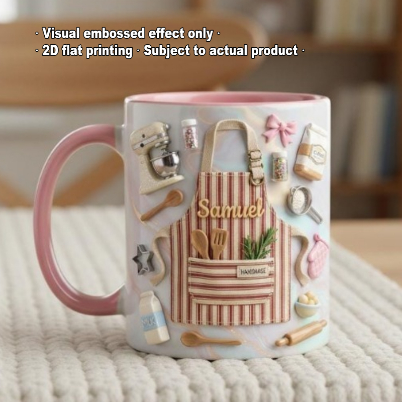 Custom Baker Mug 2D Print Pers - огляд і ціна Coffee Tea Name