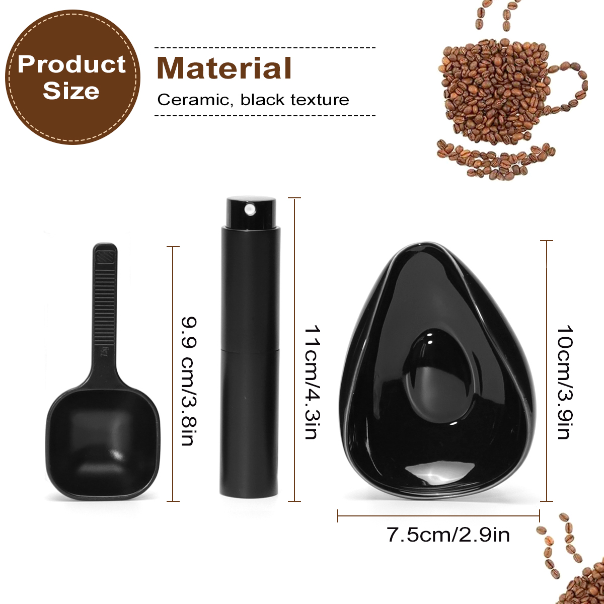 Leeseph Coffee Bean Dosing Cup - огляд і ціна Coffee Tea And Sugar Set
