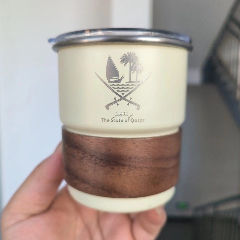 1 pcs The State of Qatar Logo  - огляд і ціна Coffee Tea Name
