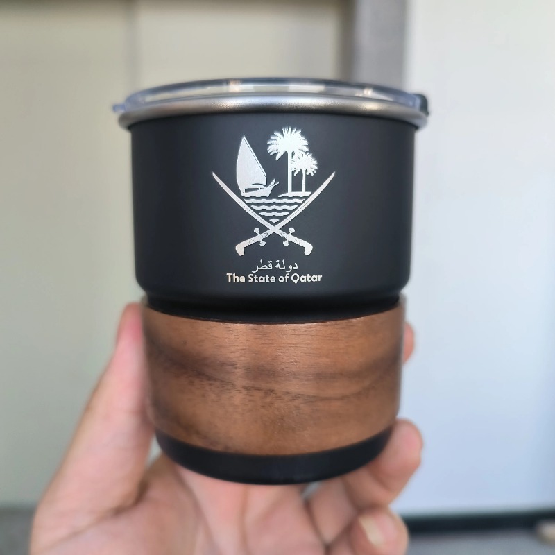 1 pcs The State of Qatar Logo  - огляд і ціна Coffee Tea Name