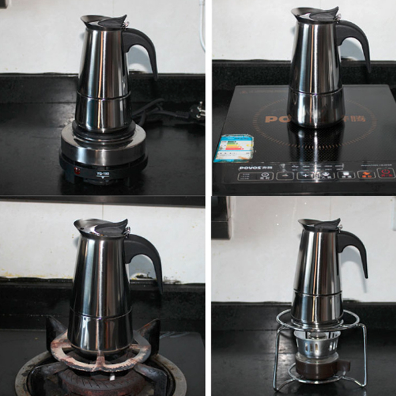 100ml/200ml/300ml/450ml/600ml  - огляд і ціна Moka Pot Stove