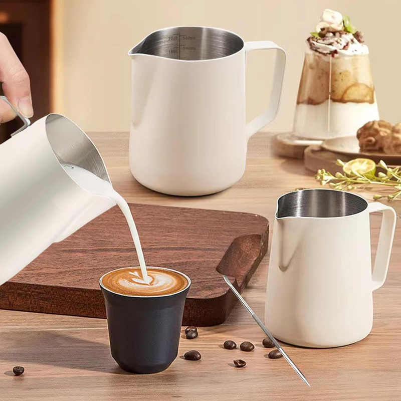 Milk Jug Stainless Steel Measu - огляд і ціна Barista Milk Jug