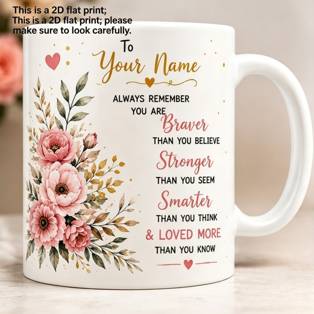 Custom Name 2D Print Coffee Mu - огляд і ціна Coffee Tea Name