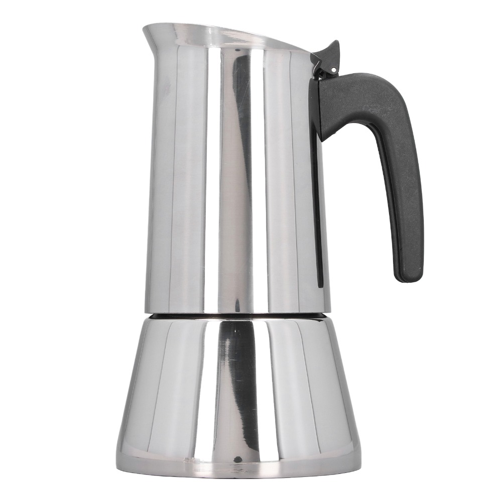 Stainless Steel Moka Pot Large - огляд і ціна Moka Pot Stove