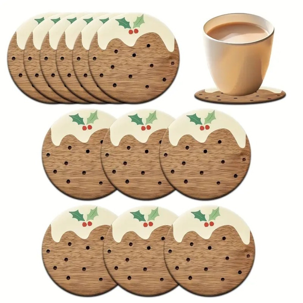 Wooden Cup Coasters Set Puddin - огляд і ціна Xbloom Coffee Tea