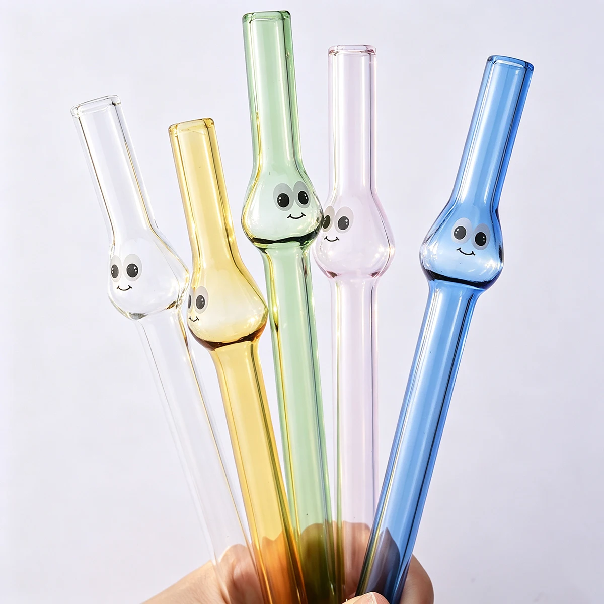 4pcs Wide 12mm Glass Straw Set - огляд і ціна Coffee Tea And Sugar Set
