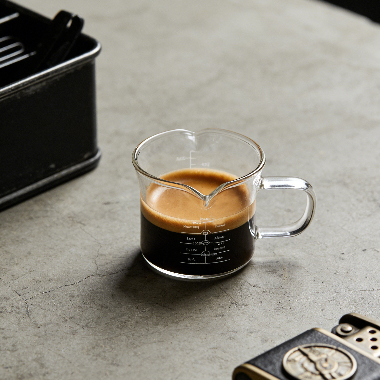 Double Spout Glass Measuring C - огляд і ціна Coffee Tea With Milk