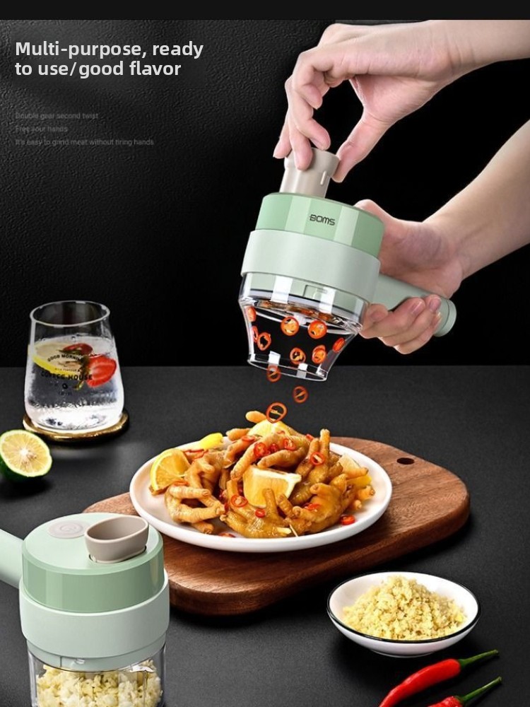 4In1 Electric Vegetable Cutter - огляд і ціна Burr Hand Grinder